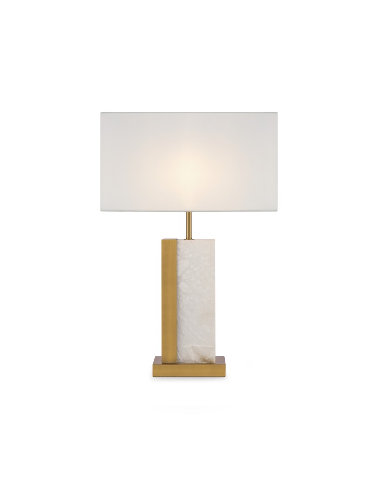Maytoni Bianco Lampa Stołowa 1xE27 60W Mosiądz Z031TL-01BS