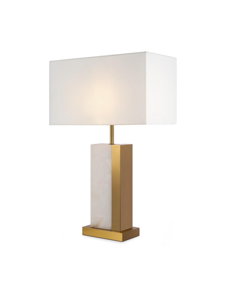 Table lamps with lampshade - Maytoni Bianco Table Lamp 1xE27 60W Brass Z031TL-01BS - product kolory-swiatla.pl 6