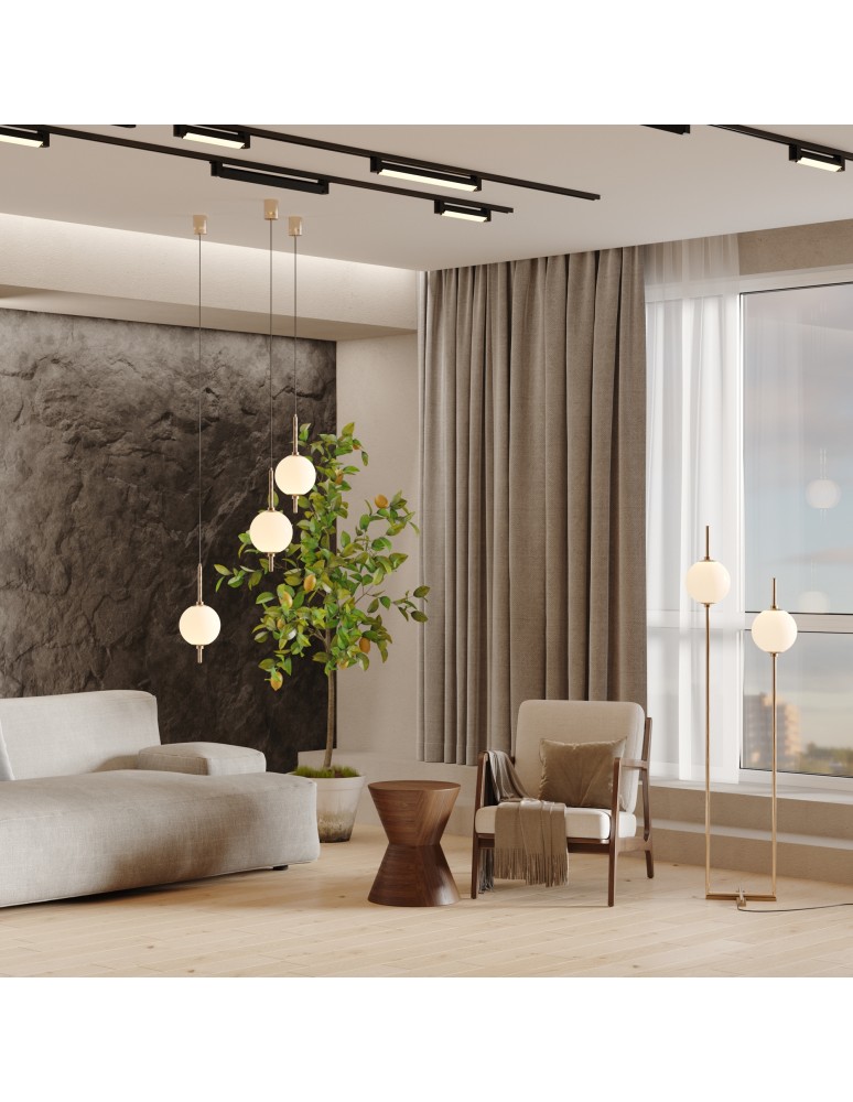 Modern floor lamps - Maytoni The Sixth Sense LED Floor Lamp 12W 750lm 3000K Brass Z020FL-L12BS3K. - product kolory-swiatla.pl 2