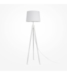 Tripod floor lamps - Maytoni Calvin Floor Lamp 1xE27 60W White Z177FL-01W - product 1
