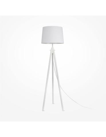 Maytoni Calvin Floor Lamp 1xE27 60W White Z177FL-01W