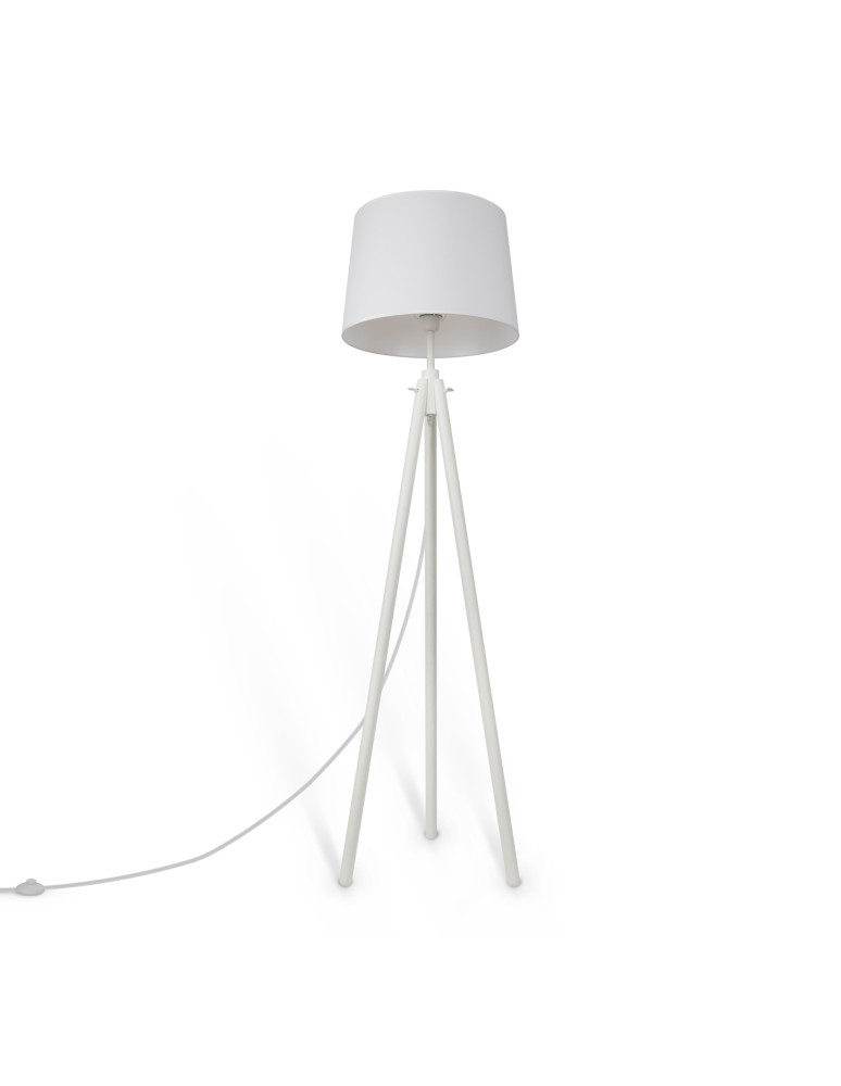 Tripod floor lamps - Maytoni Calvin Floor Lamp 1xE27 60W White Z177FL-01W - product kolory-swiatla.pl 2