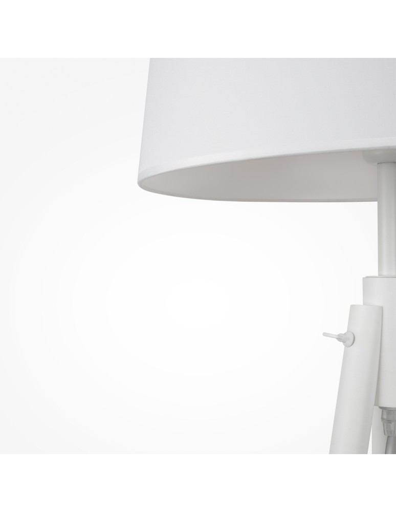 Tripod floor lamps - Maytoni Calvin Floor Lamp 1xE27 60W White Z177FL-01W - product kolory-swiatla.pl 4