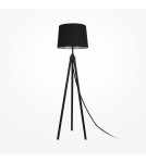Maytoni Calvin Lampa Podłogowa 1xE27 60W Black Z177FL-01B