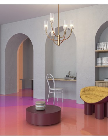 Maytoni Arco Modern Chandelier 3xG9 40W Brass MOD223PL-03BS - product 2