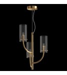 Modern chandeliers - Maytoni Arco Modern Chandelier 3xG9 40W Brass MOD223PL-03BS - product 3
