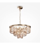 Pendant lamps - Maytoni Revero Pendant Lamp with Crystals 7xE14 40W Gold MOD085PL-07G. - product 1