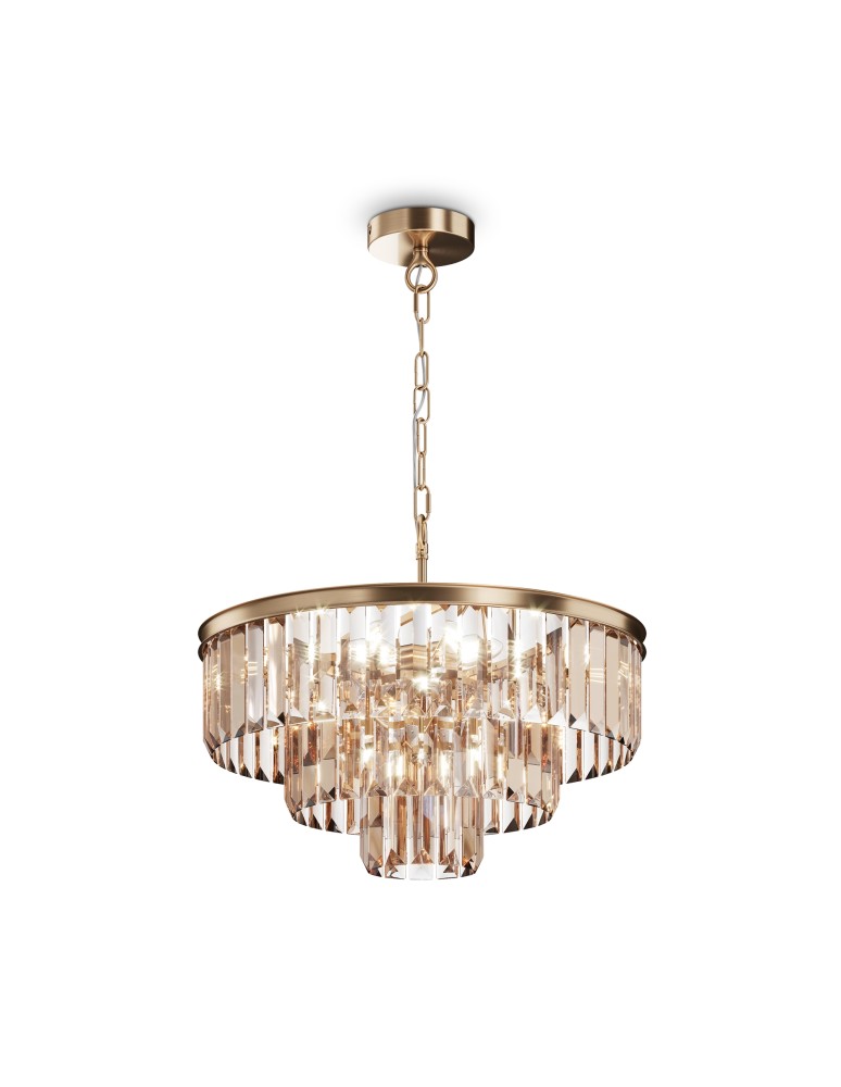Pendant lamps - Maytoni Revero Pendant Lamp with Crystals 7xE14 40W Gold MOD085PL-07G. - product kolory-swiatla.pl 2