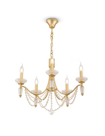 Maytoni Zoe Żyrandol Klasyczny 5xE14 40W Złoty ARM011PL-05G