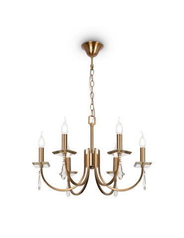 Maytoni Серия - 011 Żyrandol 6xE14 40W Mosiądz H011PL-06BS