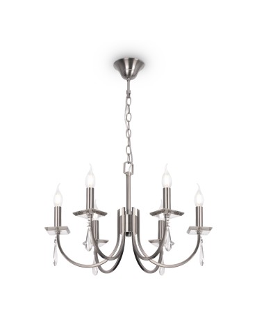 Maytoni Серия - 011 Żyrandol 6xE14 40W Nikiel H011PL-06N