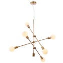 Maytoni Серия - 004 Lampa Wisząca 6xE27 60W Mosiądz T004PL-06BS