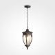 Maytoni Zewnętrzna Fleur Lampa Wisząca 1xE27 60W IP44 Brąz Antyczny O414PL-01BZ