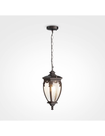 Maytoni Fleur Outdoor Pendant Lamp 1xE27 60W IP44 Bronze Antique O414PL-01BZ.