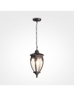 Maytoni Zewnętrzna Fleur Lampa Wisząca 1xE27 60W IP44 Brąz Antyczny O414PL-01BZ