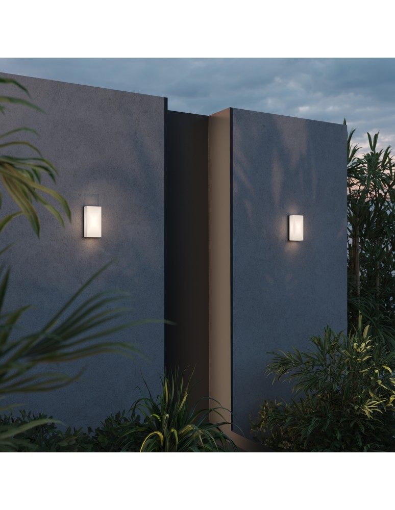 Outdoor wall lamps - Maytoni Outdoor Badd LED wall lamp/wall lamp 10W 700lm 3000K IP54 Graphite O454WL-L10GF3K - product kolory-swiatla.pl 2