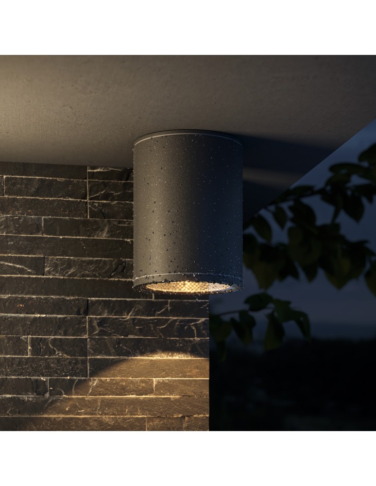 Outdoor ceiling lamps - Maytoni Outdoor LED Ceiling Bar Lamp 7W 800lm 3000K IP65 Graphite O306CL-L7GF. - product kolory-swiatla.pl 2