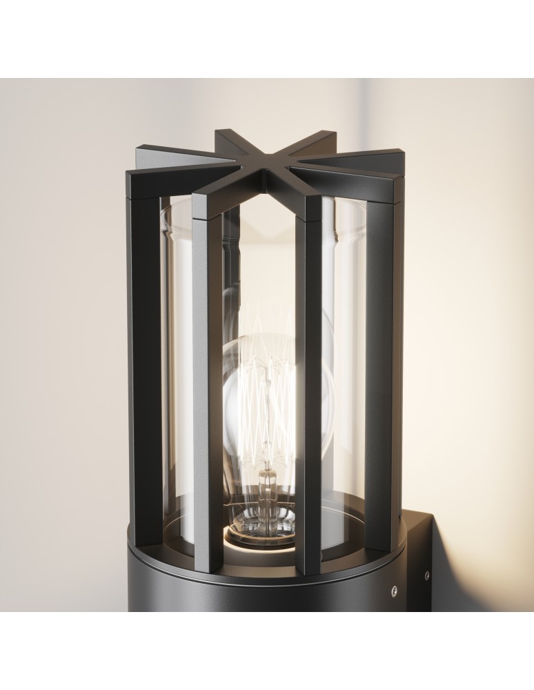 Outdoor wall lamps - Maytoni Outdoor Barrel Wall lamp/ wall lamp 1xE27 15W IP54 Graphite O453WL-01GF. - product kolory-swiatla.pl 2