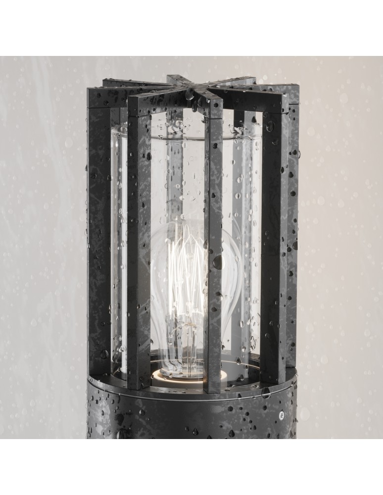 Outdoor wall lamps - Maytoni Outdoor Barrel Wall lamp/ wall lamp 1xE27 15W IP54 Graphite O453WL-01GF. - product kolory-swiatla.pl 3