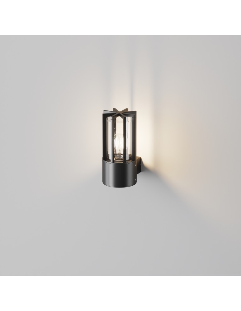 Outdoor wall lamps - Maytoni Outdoor Barrel Wall lamp/ wall lamp 1xE27 15W IP54 Graphite O453WL-01GF. - product kolory-swiatla.pl 4