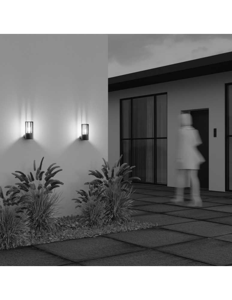 Outdoor wall lamps - Maytoni Outdoor Barrel Wall lamp/ wall lamp 1xE27 15W IP54 Graphite O453WL-01GF. - product kolory-swiatla.pl 6