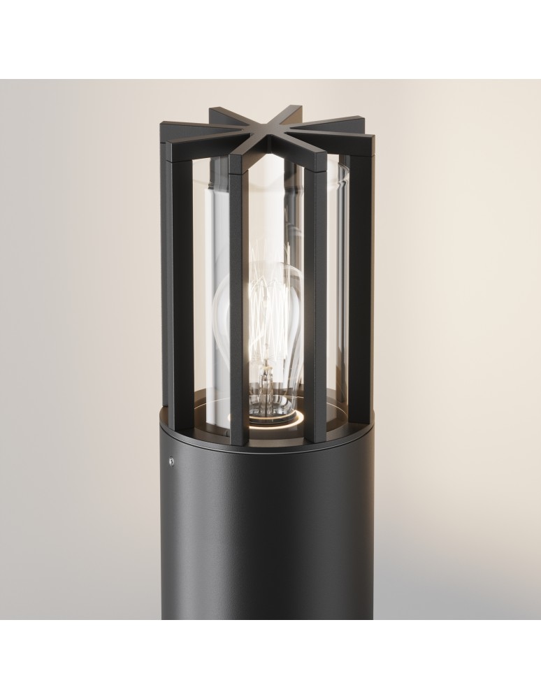 Standing garden lamps - Maytoni Outdoor Garden Barrel 1xE27 15W IP54 Graphite O453FL-01GF. - product kolory-swiatla.pl 3