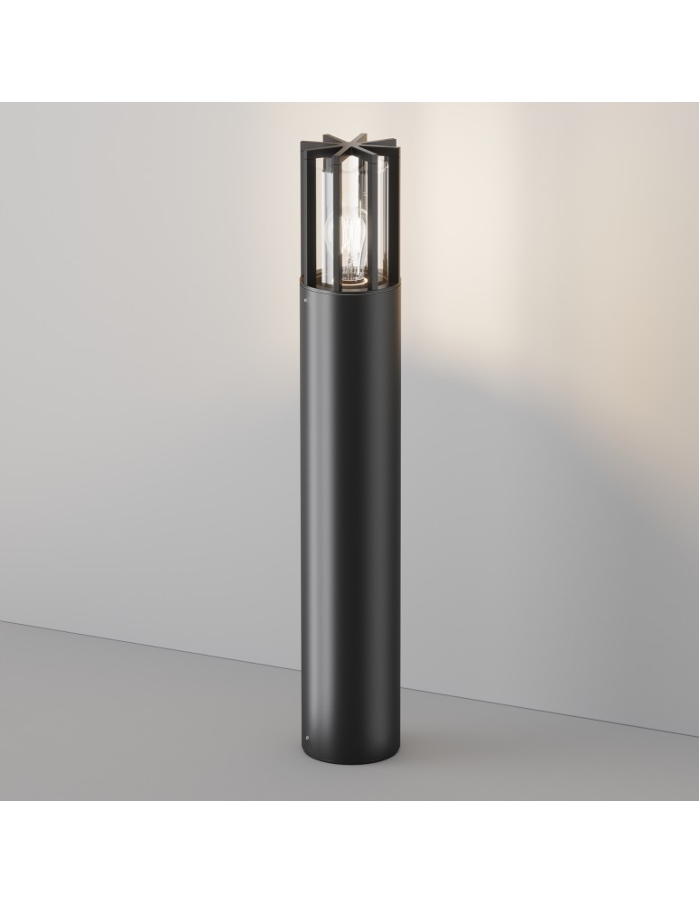 Standing garden lamps - Maytoni Outdoor Garden Barrel 1xE27 15W IP54 Graphite O453FL-01GF. - product kolory-swiatla.pl 5
