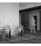 Standing garden lamps - Maytoni Outdoor Garden Barrel 1xE27 15W IP54 Graphite O453FL-01GF. - product 7