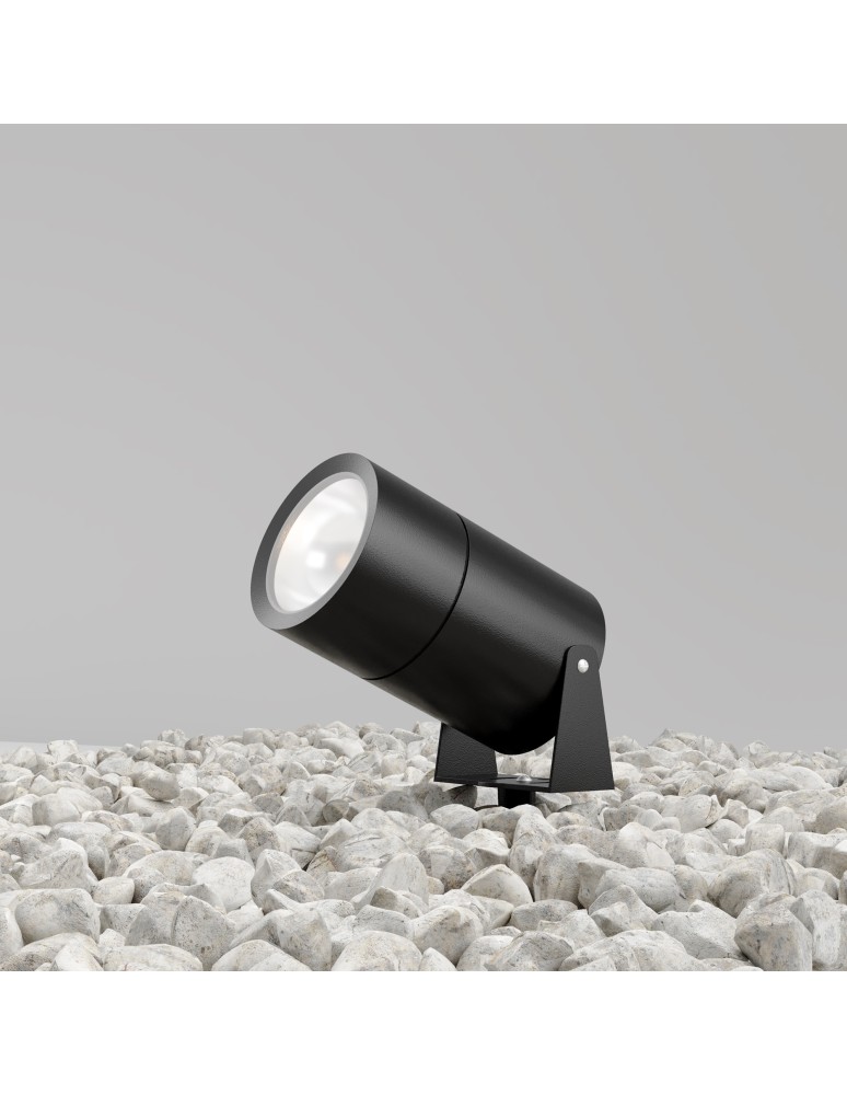 Garden lamps driven into the ground (with wedge) - Maytoni Outdoor Bern Garden LED 15W 1200lm 3000K IP65 Graphite O050FL-L15GF3K. - product kolory-swiatla.pl 1