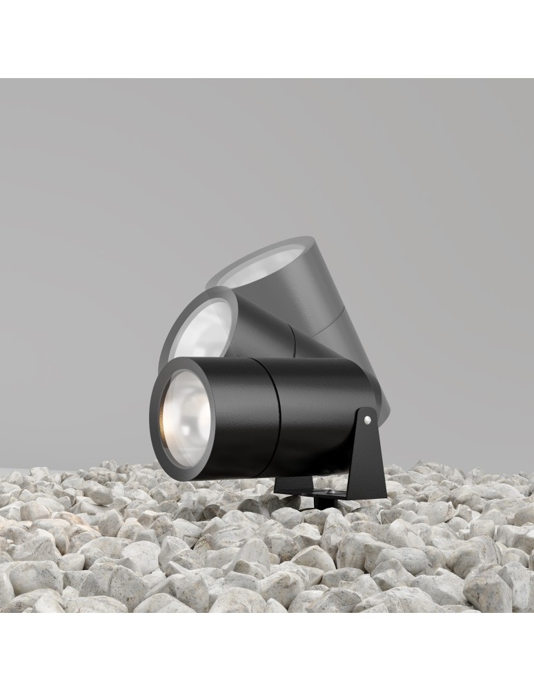 Garden lamps driven into the ground (with wedge) - Maytoni Outdoor Bern Garden LED 15W 1200lm 3000K IP65 Graphite O050FL-L15GF3K. - product kolory-swiatla.pl 5