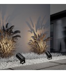Garden lamps driven into the ground (with wedge) - Maytoni Outdoor Bern Garden LED 15W 1200lm 3000K IP65 Graphite O050FL-L15GF3K. - product 6