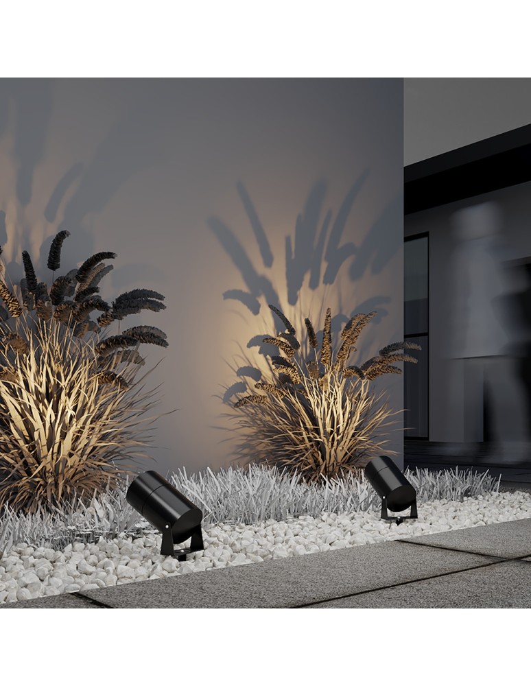 Garden lamps driven into the ground (with wedge) - Maytoni Outdoor Bern Garden LED 15W 1200lm 3000K IP65 Graphite O050FL-L15GF3K. - product kolory-swiatla.pl 6