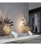 Garden lamps driven into the ground (with wedge) - Maytoni Outdoor Bern Garden LED 30W 2800lm 3000K IP65 White O050FL-L30W3K. - product 7