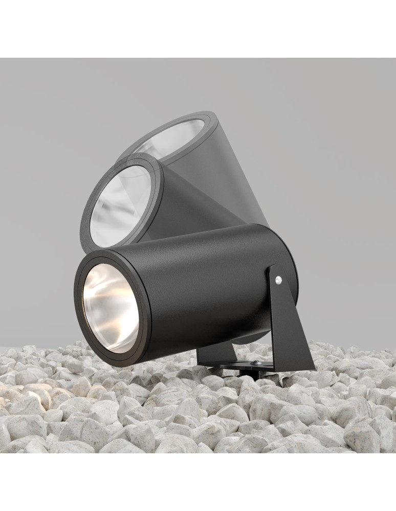 Garden lamps driven into the ground (with wedge) - Maytoni Outdoor Bern Garden LED 30W 2800lm 3000K IP65 Graphite O050FL-L30GF3K. - product kolory-swiatla.pl 5