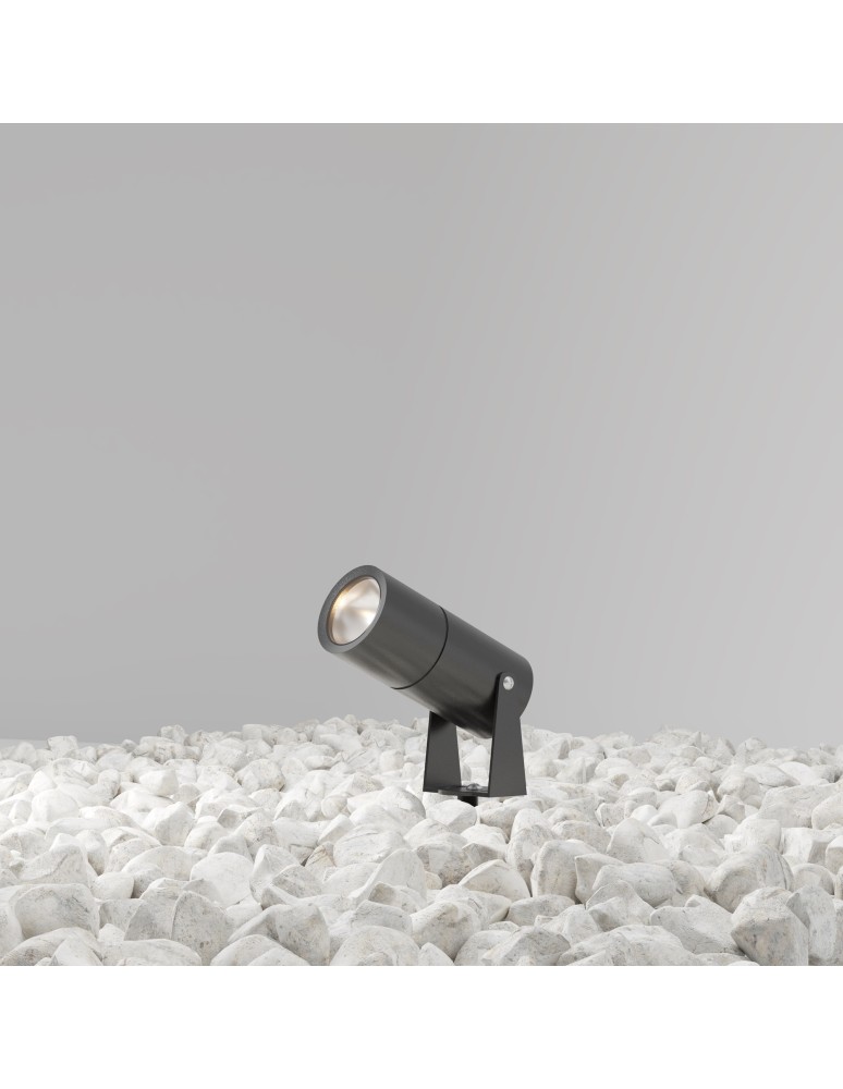 Garden lamps driven into the ground (with wedge) - Maytoni Outdoor Bern Garden LED 5W 280lm 3000K IP65 Graphite O050FL-L5GF3K. - product kolory-swiatla.pl 1