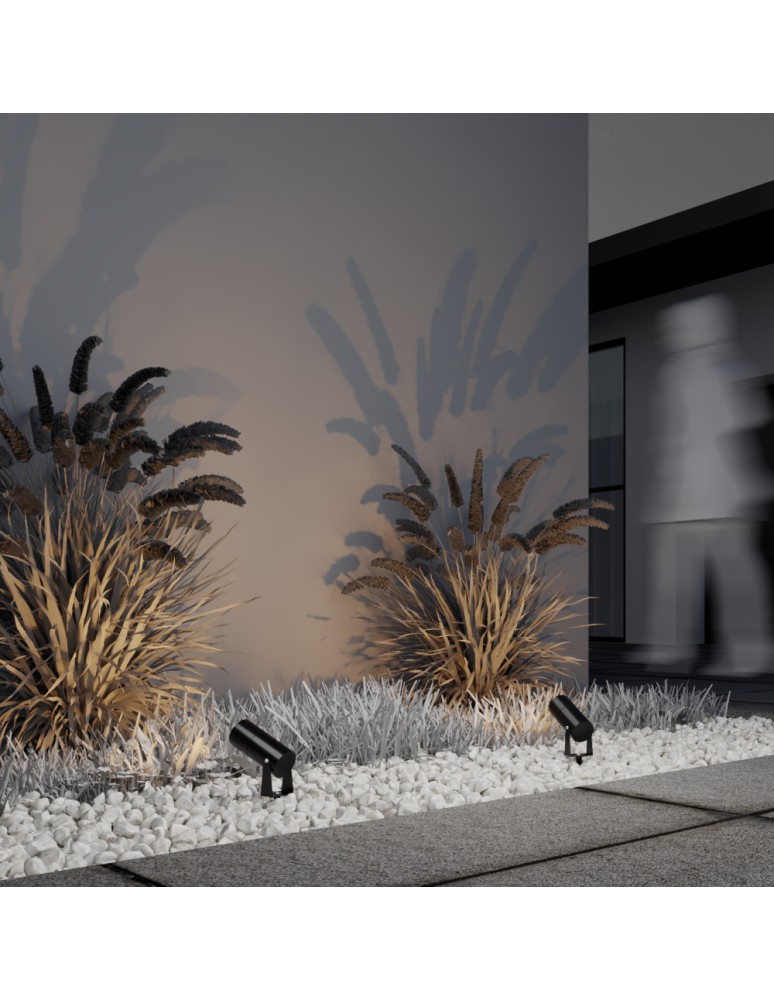 Garden lamps driven into the ground (with wedge) - Maytoni Outdoor Bern Garden LED 5W 280lm 3000K IP65 Graphite O050FL-L5GF3K. - product kolory-swiatla.pl 7