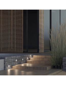 Maytoni Zewnętrzna Bil Oświetlenie Schodów/Scieżek LED 3W 60lm 3000K IP54 Biały O015SL-L3W3K - produkt 2