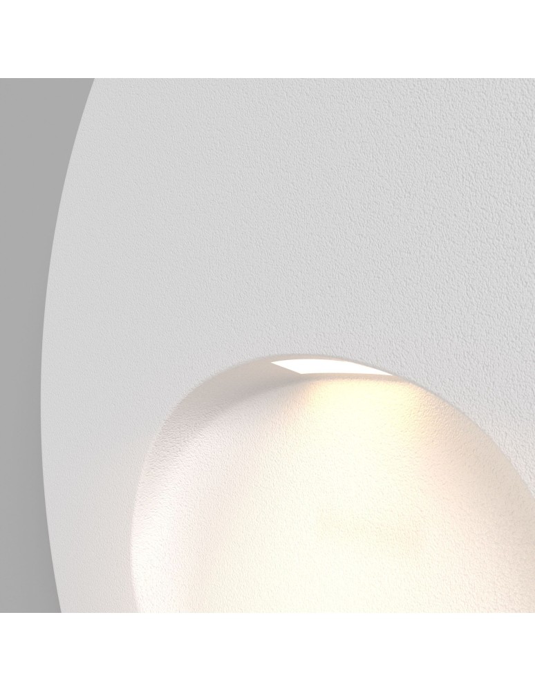 Lamps for path lighting - Maytoni Outdoor Bil LED Stairway/Walkway Lighting 3W 60lm 3000K IP54 White O015SL-L3W3K. - product kolory-swiatla.pl 3