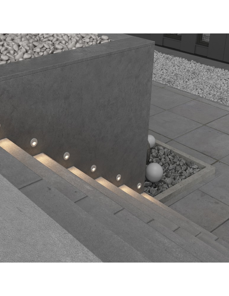 Lamps for path lighting - Maytoni Outdoor Bil LED Stairway/Walkway Lighting 3W 60lm 3000K IP54 White O015SL-L3W3K. - product kolory-swiatla.pl 7