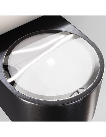 Maytoni Zewnętrzna Blow Kinkiet Architektoniczny LED 5W 500lm 3000K IP54 Grafit O435WL-L5GF3K - produkt 2