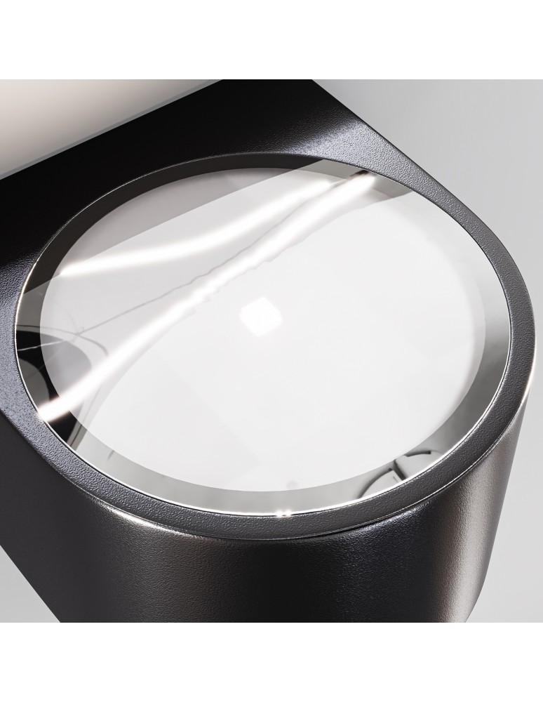 Outdoor wall lamps - Maytoni Outdoor Blow Architectural LED wall lamp 5W 500lm 3000K IP54 Graphite O435WL-L5GF3K. - product kolory-swiatla.pl 2