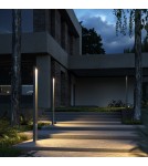 Standing garden lamps - Maytoni Outdoor Bonn Garden LED 25W 1350lm 3000K IP65 Graphite O425FL-L25GF. - product 2