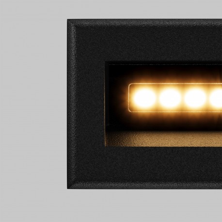 Maytoni Zewnętrzna Bosca Oświetlenie Schodów/Scieżek LED 3W 250lm 3000K IP65 Black O045SL-L3B3K