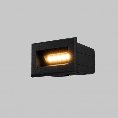 Maytoni Zewnętrzna Bosca Oświetlenie Schodów/Scieżek LED 3W 250lm 3000K IP65 Black O045SL-L3B3K