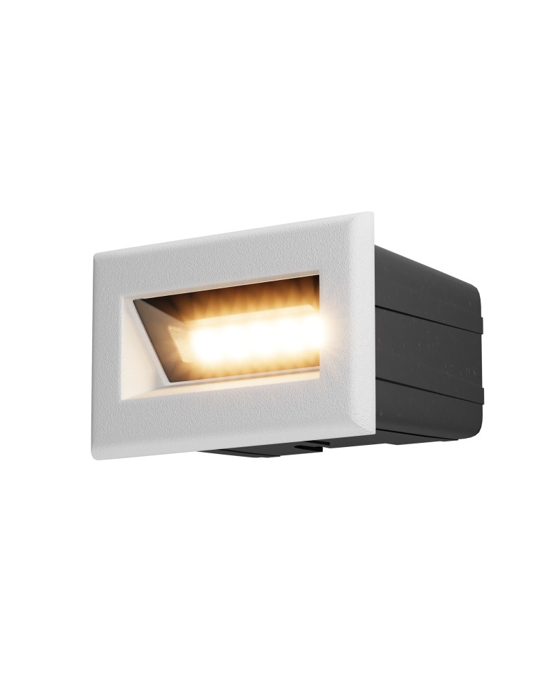 Lamps for path lighting - Maytoni Outdoor Bosca LED Stairway/Walkway Lighting 3W 250lm 3000K IP65 White O045SL-L3W3K - product kolory-swiatla.pl 1