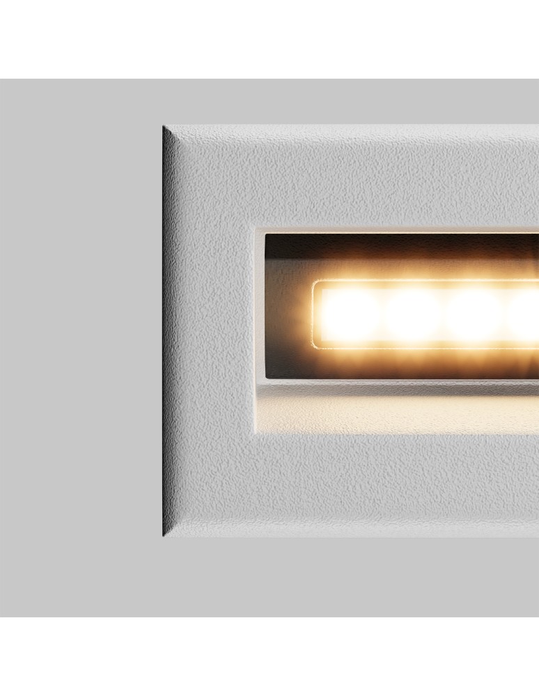 Lamps for path lighting - Maytoni Outdoor Bosca LED Stairway/Walkway Lighting 3W 250lm 3000K IP65 White O045SL-L3W3K - product kolory-swiatla.pl 3