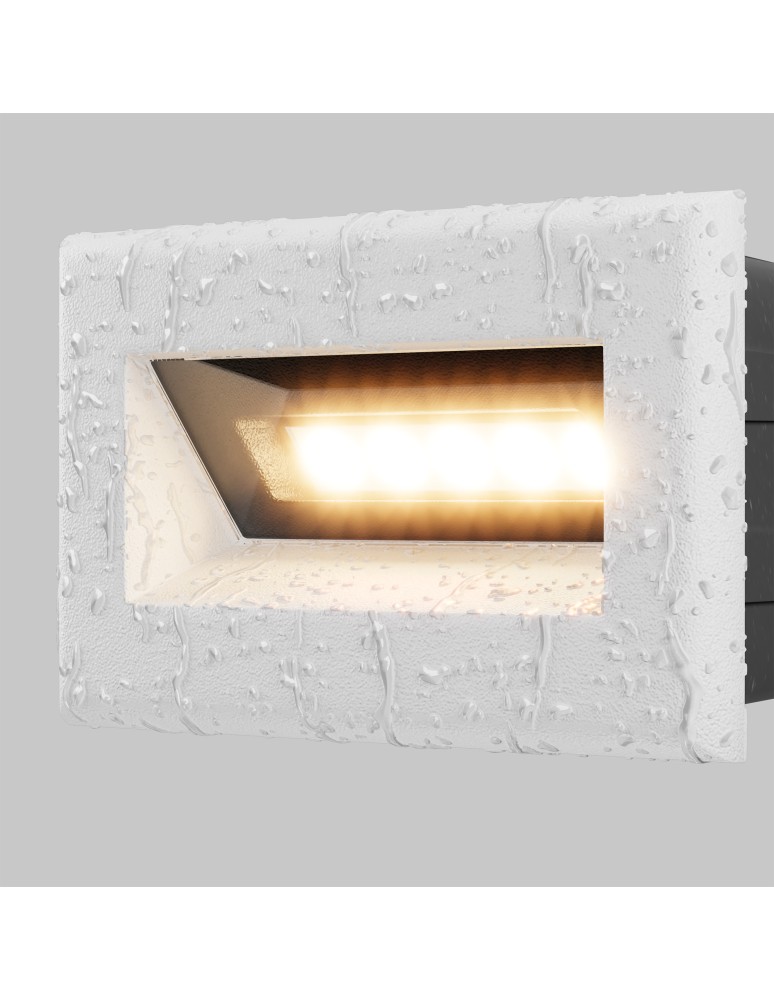 Lamps for path lighting - Maytoni Outdoor Bosca LED Stairway/Walkway Lighting 3W 250lm 3000K IP65 White O045SL-L3W3K - product kolory-swiatla.pl 4