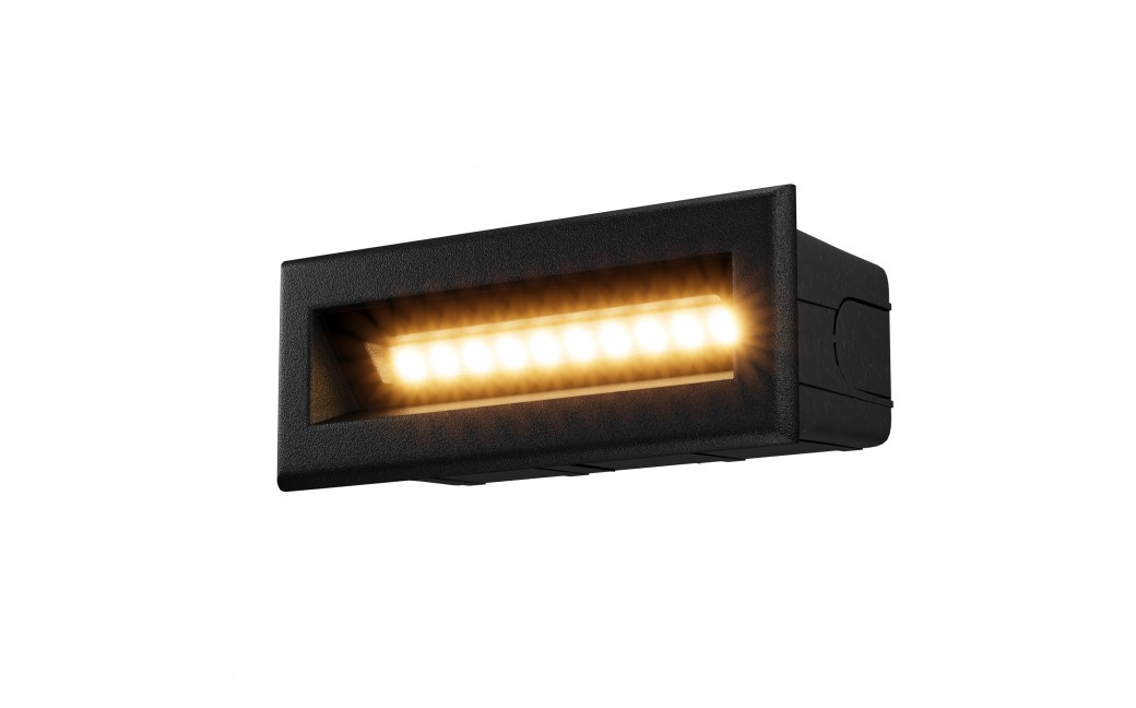 Maytoni Zewnętrzna Bosca Oświetlenie Schodów/Scieżek LED 5W 400lm 3000K IP65 Black O045SL-L5B3K