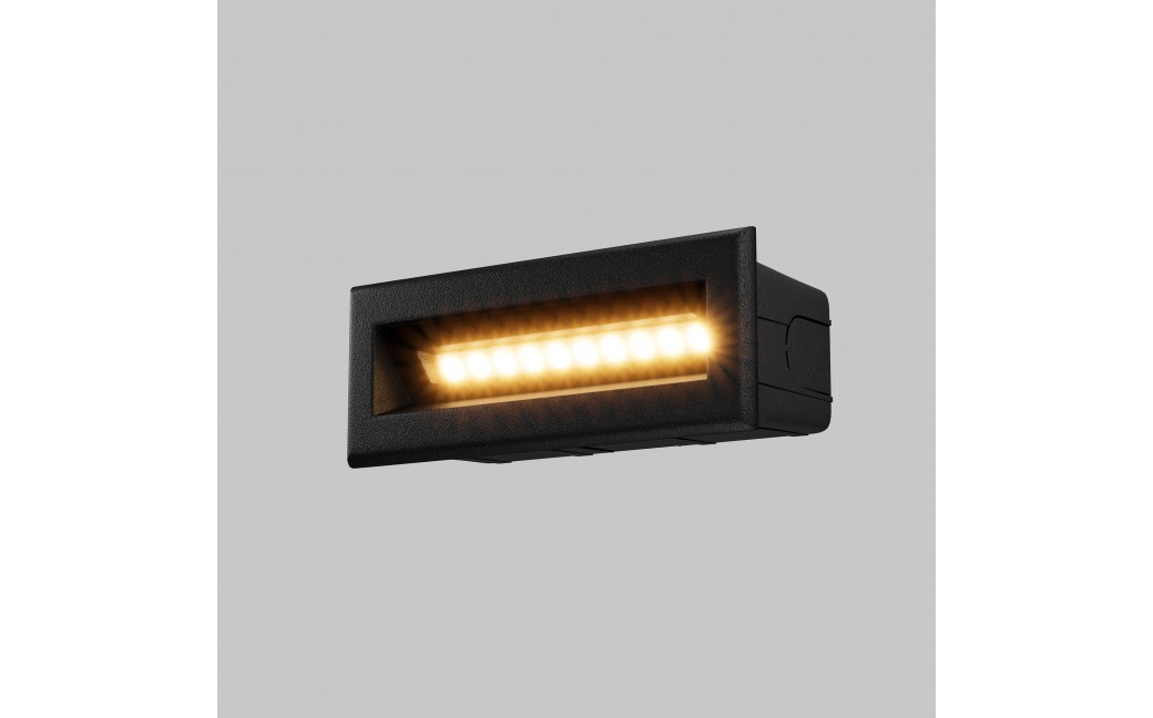 Maytoni Zewnętrzna Bosca Oświetlenie Schodów/Scieżek LED 5W 400lm 3000K IP65 Black O045SL-L5B3K