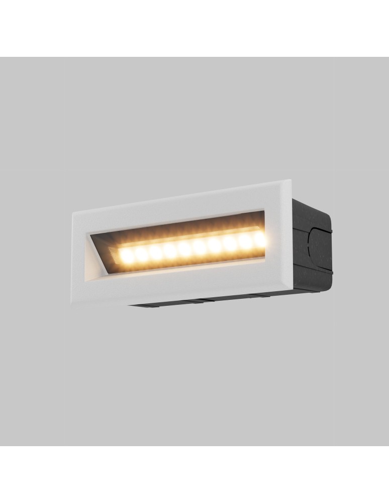 Lamps for path lighting - Maytoni Outdoor Bosca LED Stairway/Walkway Lighting 5W 400lm 3000K IP65 White O045SL-L5W3K - product kolory-swiatla.pl 4